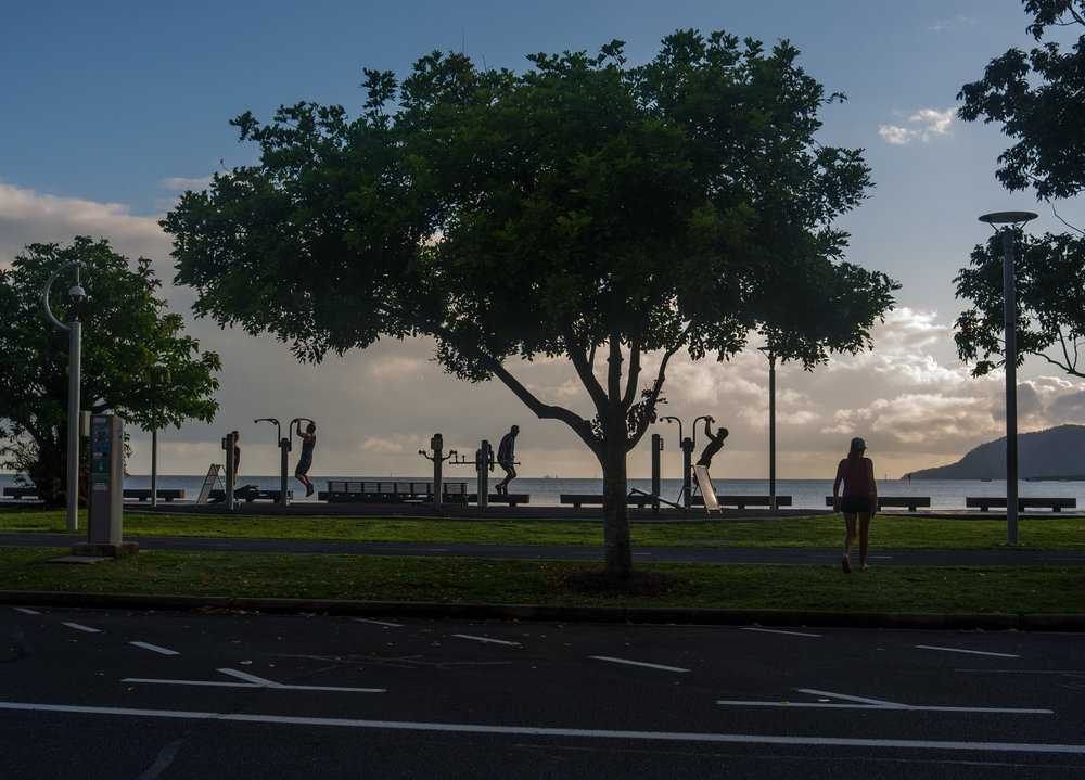 Sunrise over Cairns Esplanade